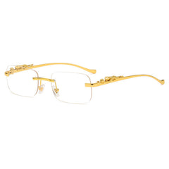 Gold Leopard Glasses